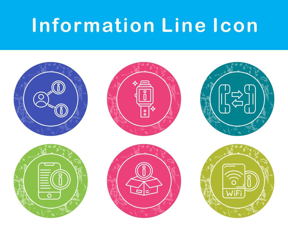 informatie vector icoon reeks