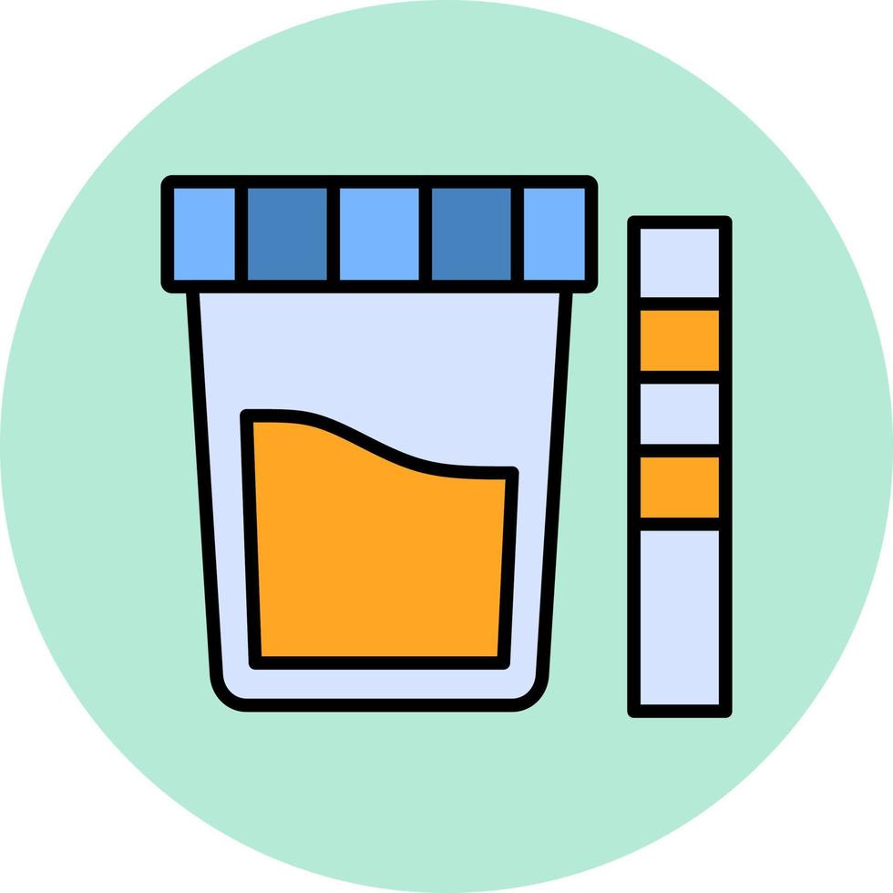 urine test vector icoon