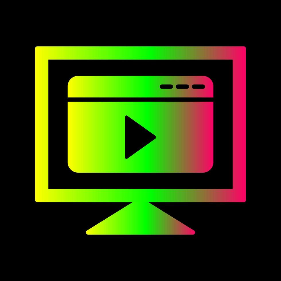 video streaming vector icoon