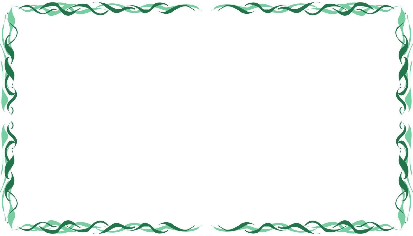 groen abstract kader grens wijnoogst illustratie achtergrond vector