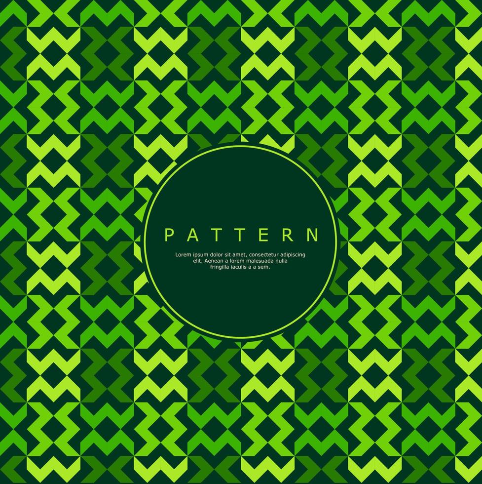 gemakkelijk groen streep Golf lijn abstract naadloos patroon. pijl lijnen patroon. vector