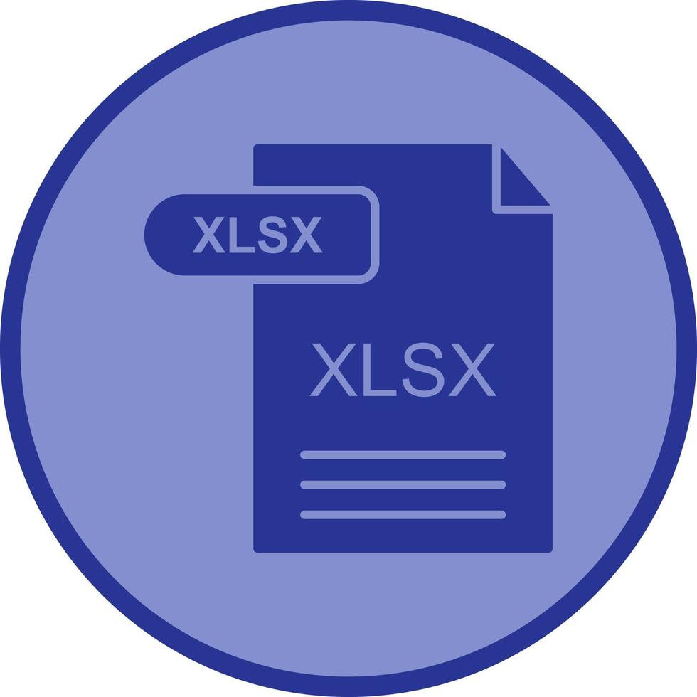 xlsx vector icoon