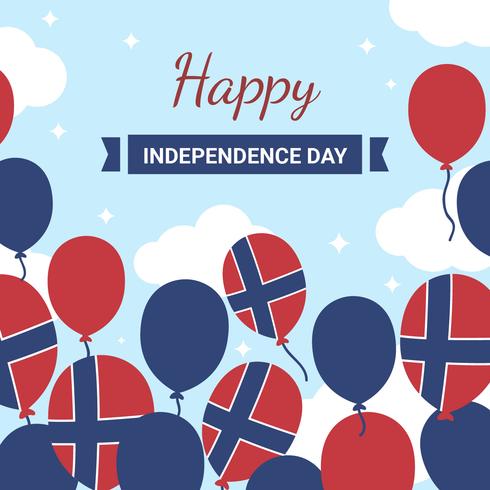 Noorse onafhankelijkheidsdag vector
