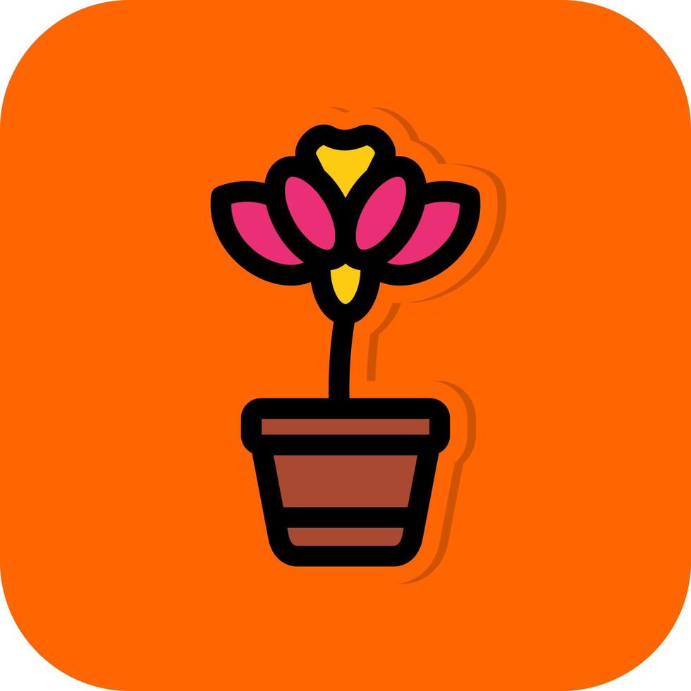 bloem vector pictogram ontwerp