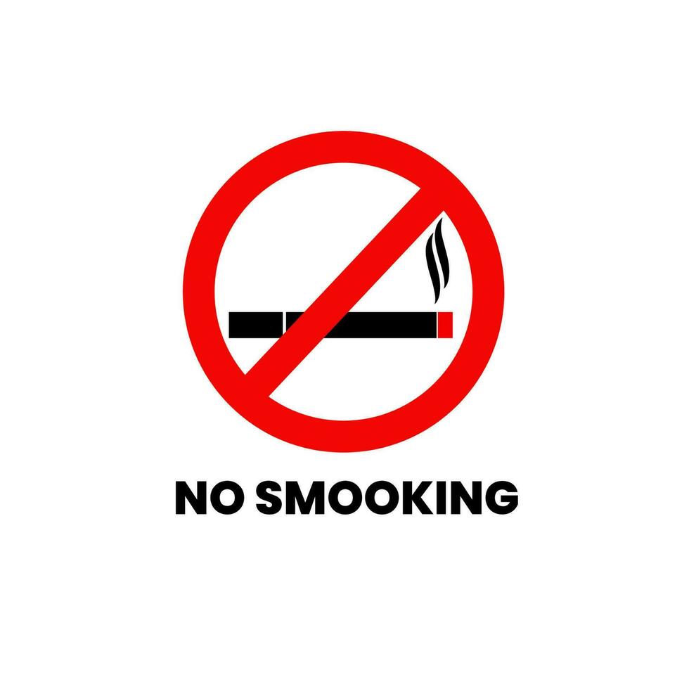 Nee roken teken icoon ontwerp vector