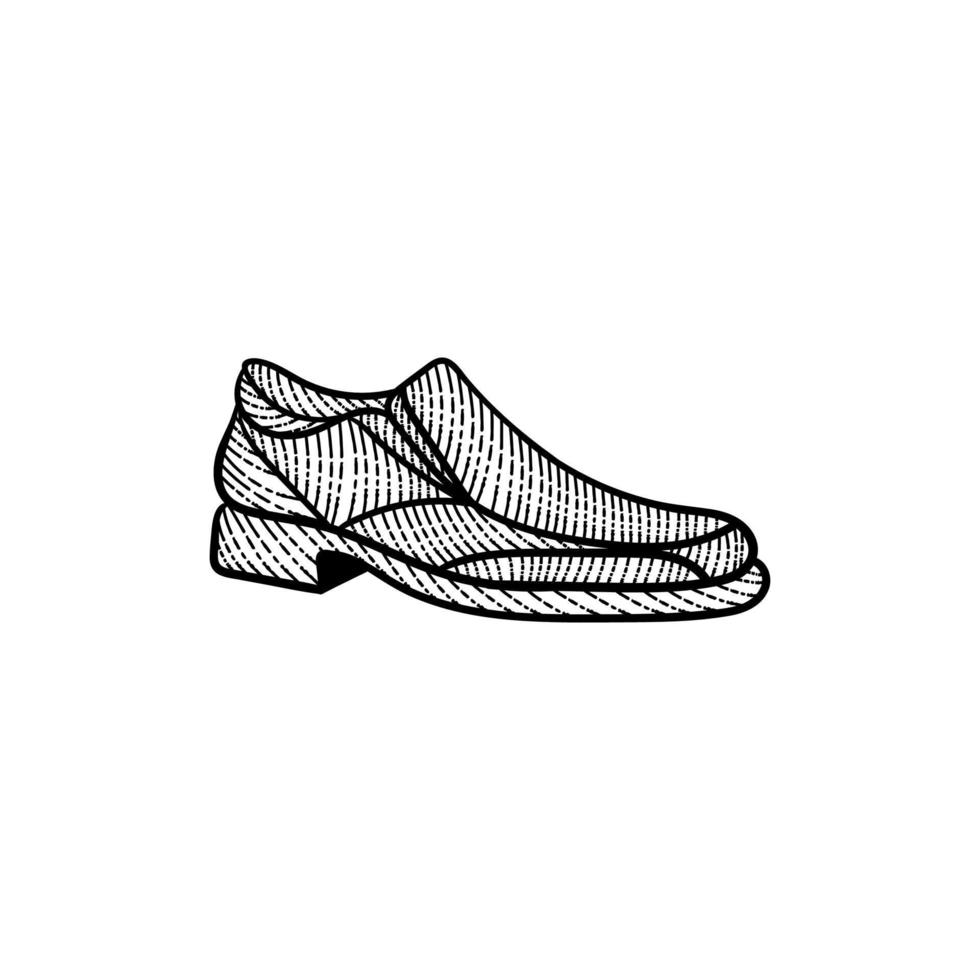 schoenen schoenen voor Mens wijnoogst kunst ontwerp vector