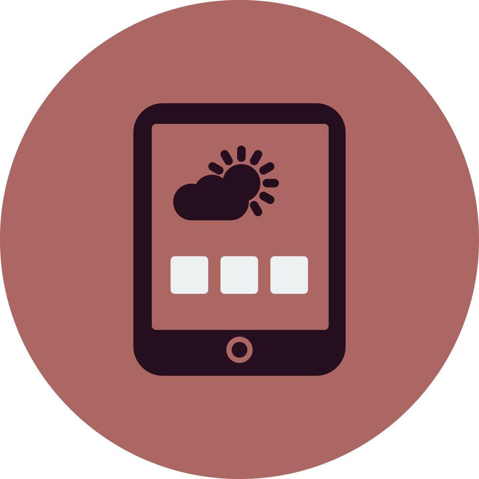 tablet vector pictogram