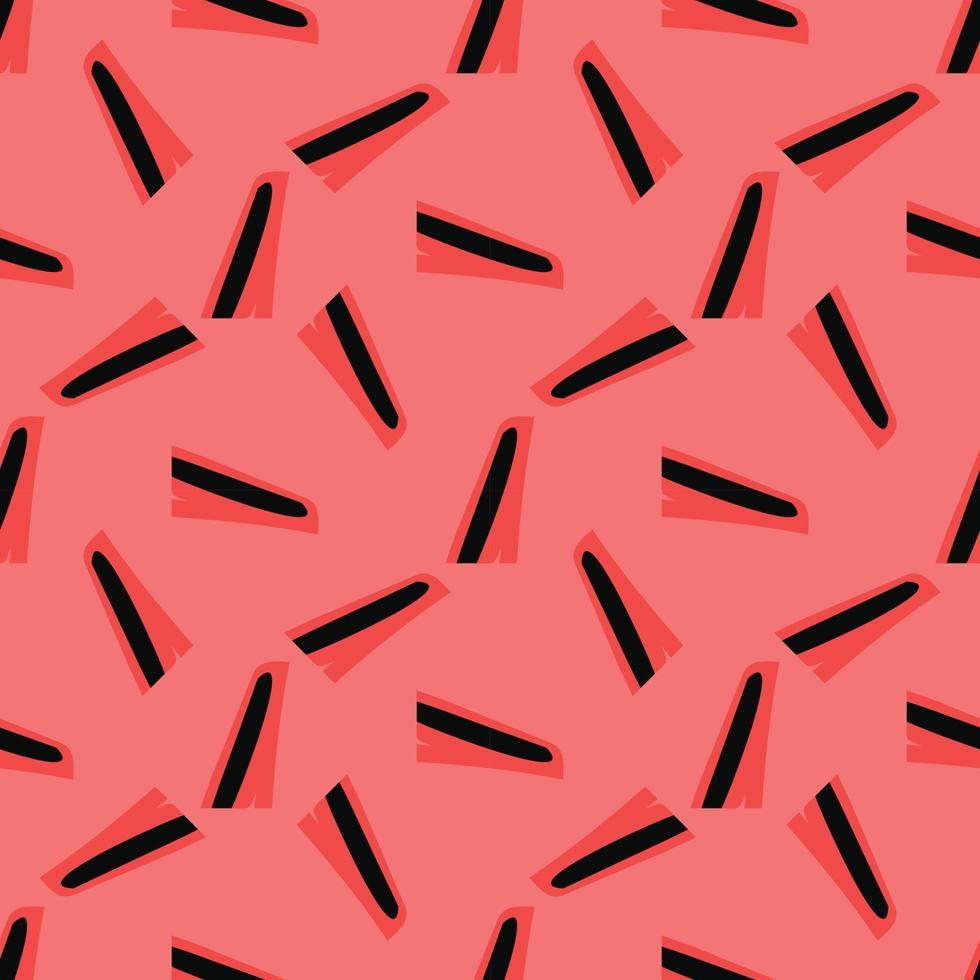 vector naadloze structuurpatroon als achtergrond. hand getrokken, rode, zwarte kleuren.