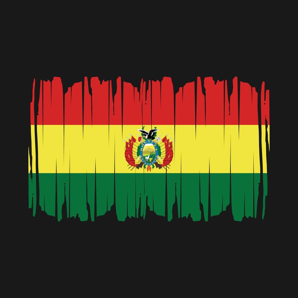 Bolivia vlag borstel vector illustratie