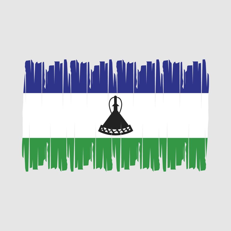 Libanon vlag borstel vector