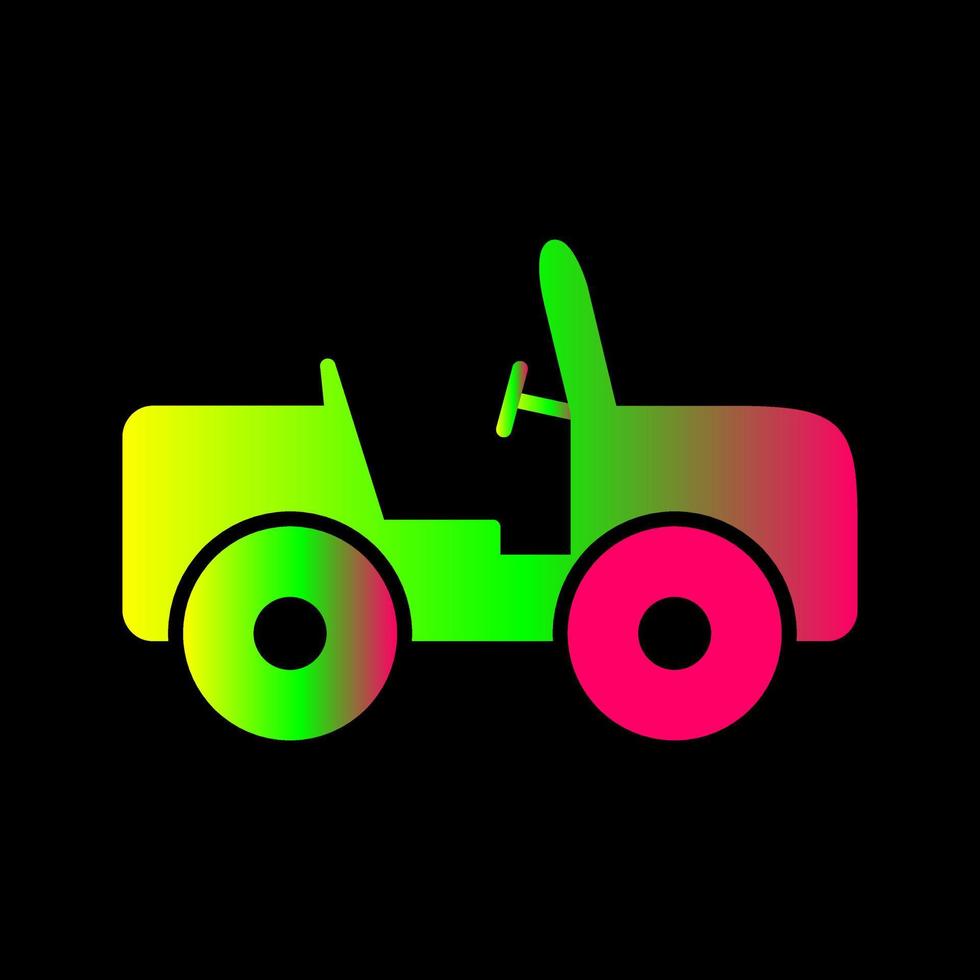 safari jeep vector icoon