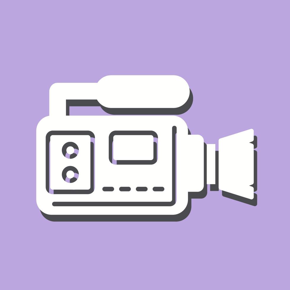 videocamera vector pictogram