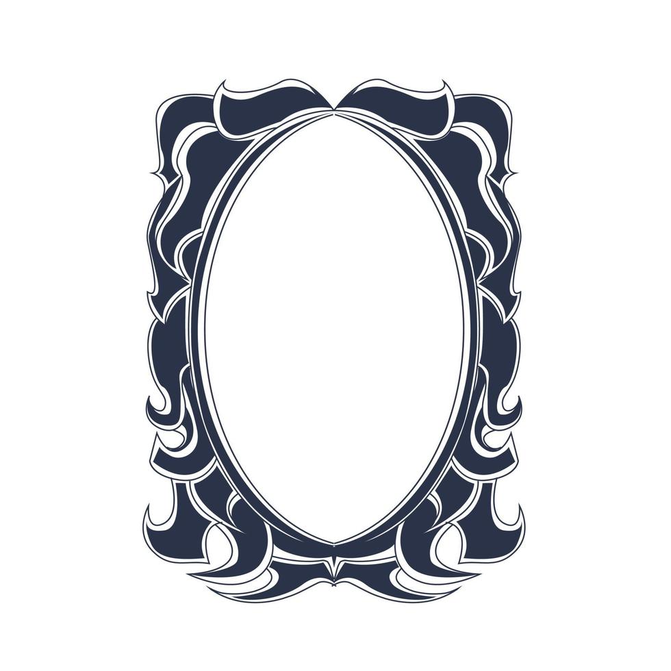 ornament frame inkt illustratie kunstwerk vector