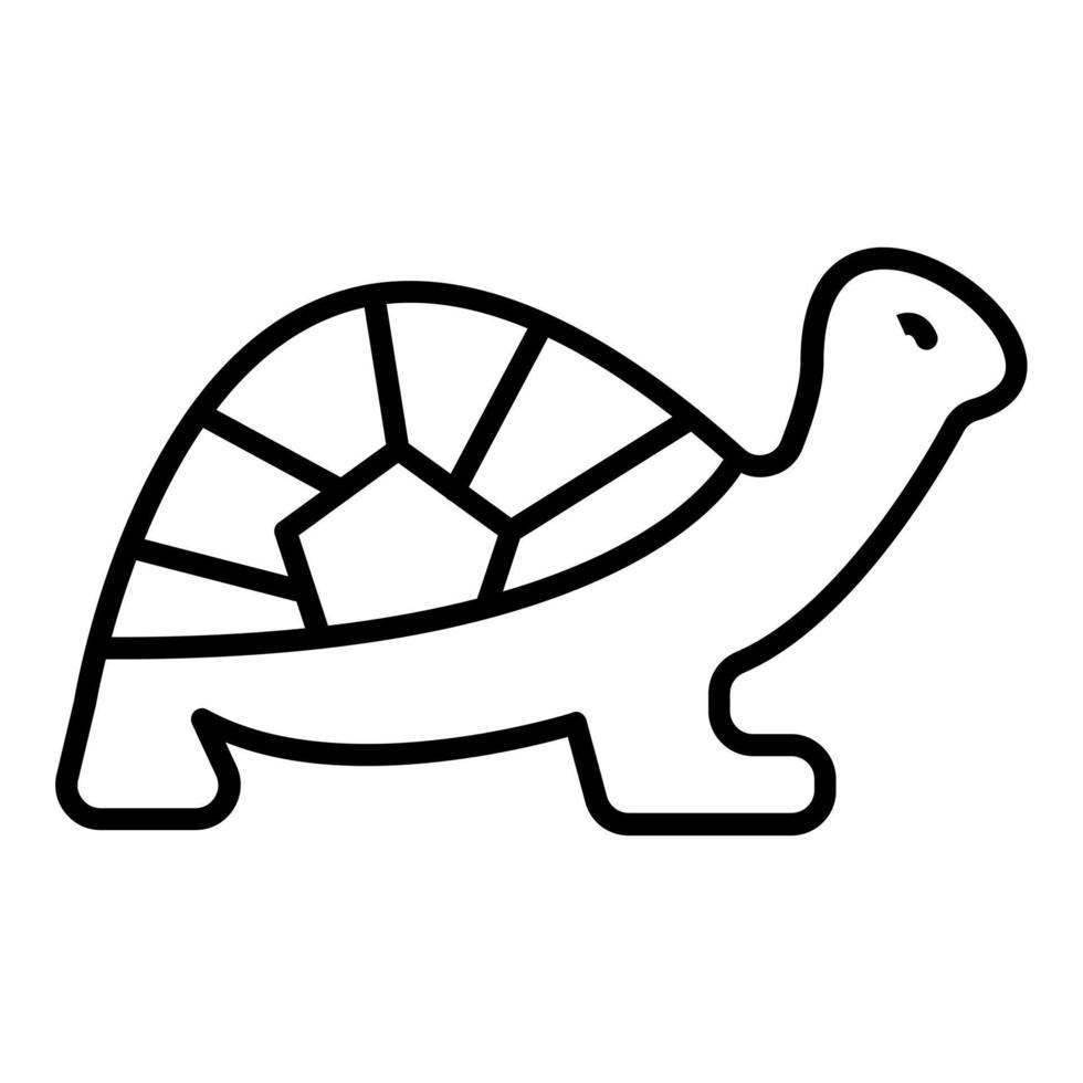 schildpad icoon stijl vector