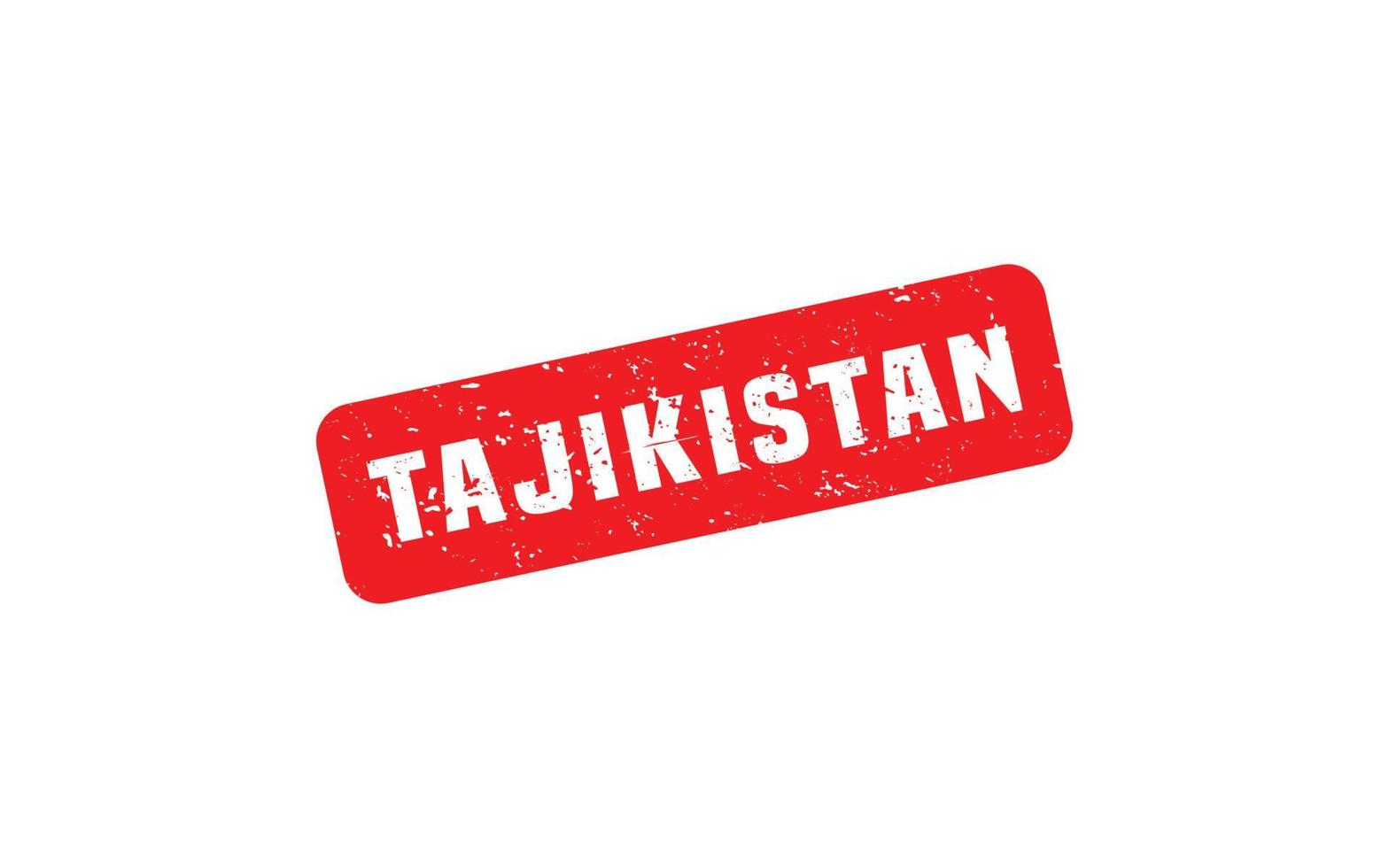 Tadzjikistan postzegel rubber met grunge stijl Aan wit achtergrond vector