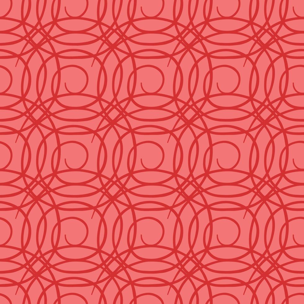 vector naadloze structuurpatroon als achtergrond. hand getrokken, rode kleuren.