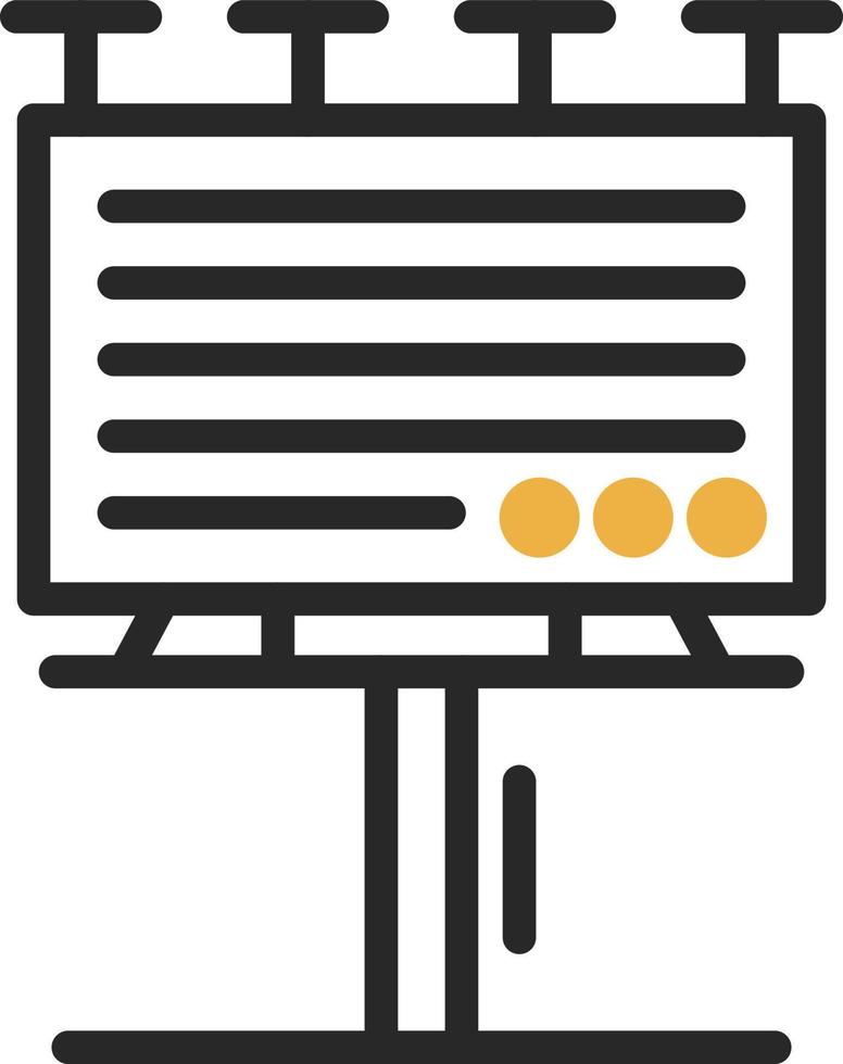 aanplakbord vector icoon ontwerp