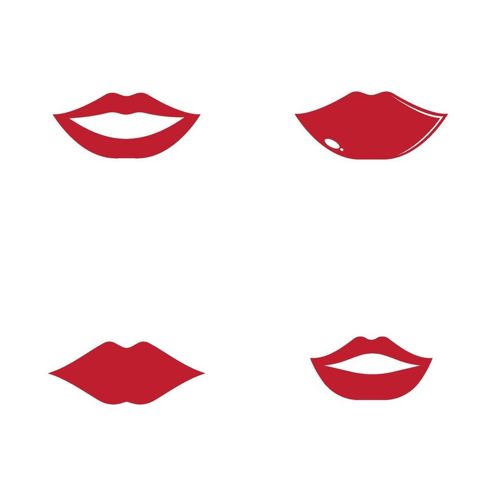 vrouwen lippen logo vector