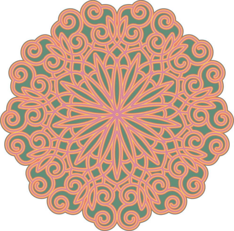 3d mandala meerlagig besnoeiing het dossier SVG vector