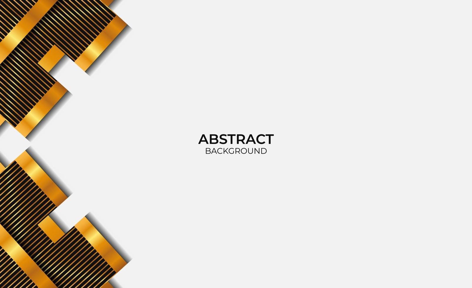 ontwerpstijl zwart en goud abstract vector