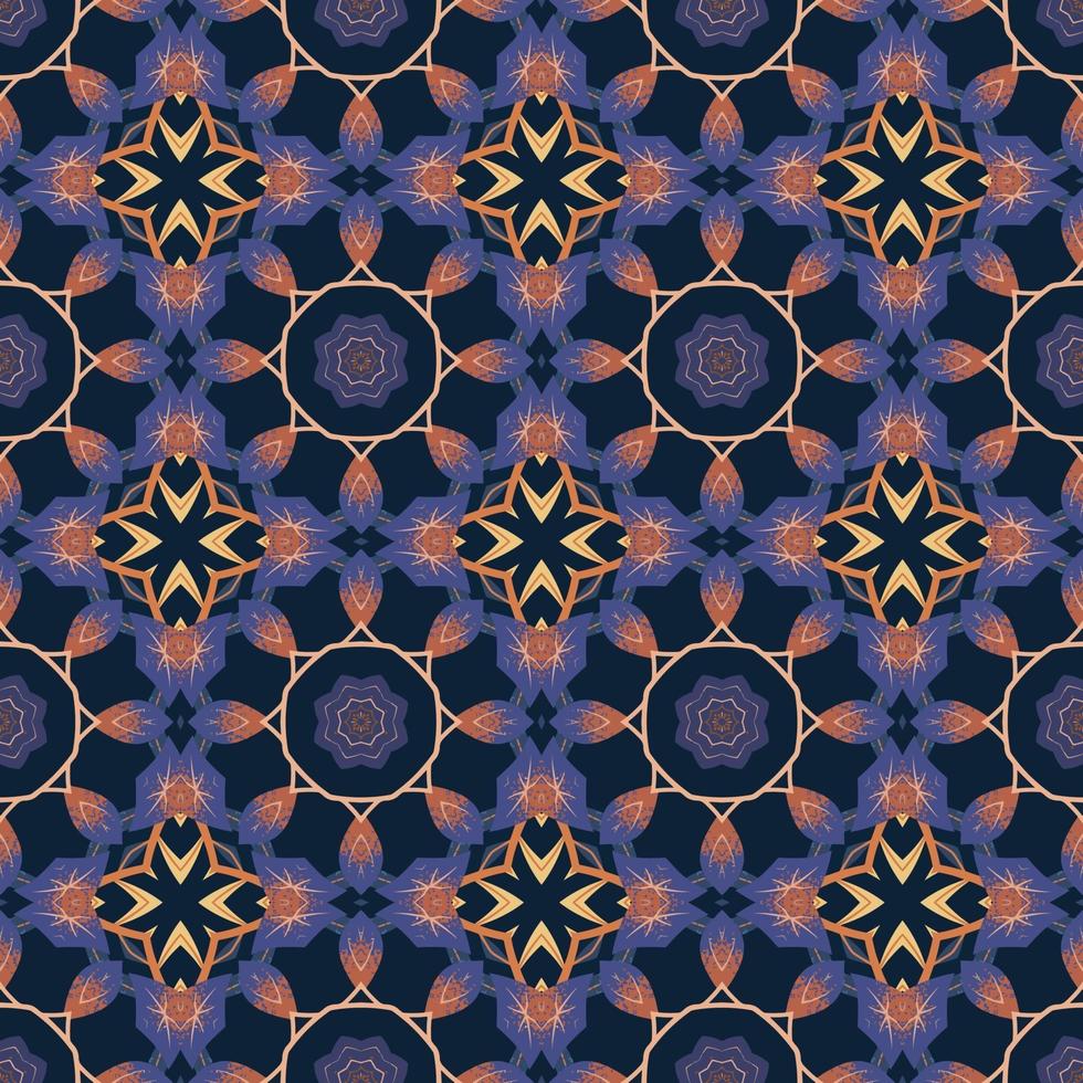 naadloze patroon met abstracte mandala sier arabesque illustratie. vector