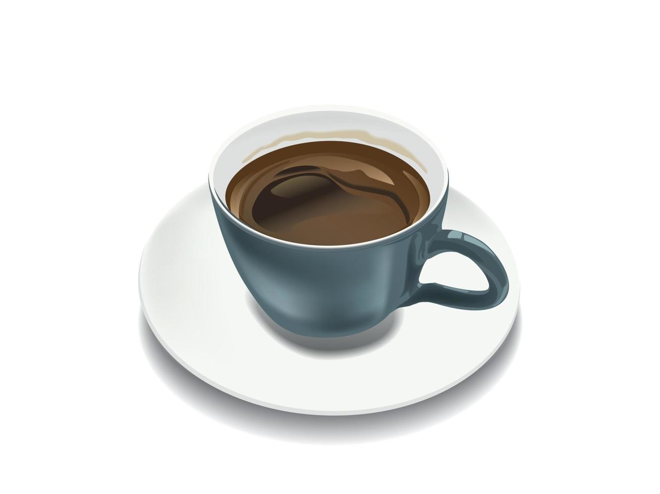 koffiekopje op illustratie grafische vector