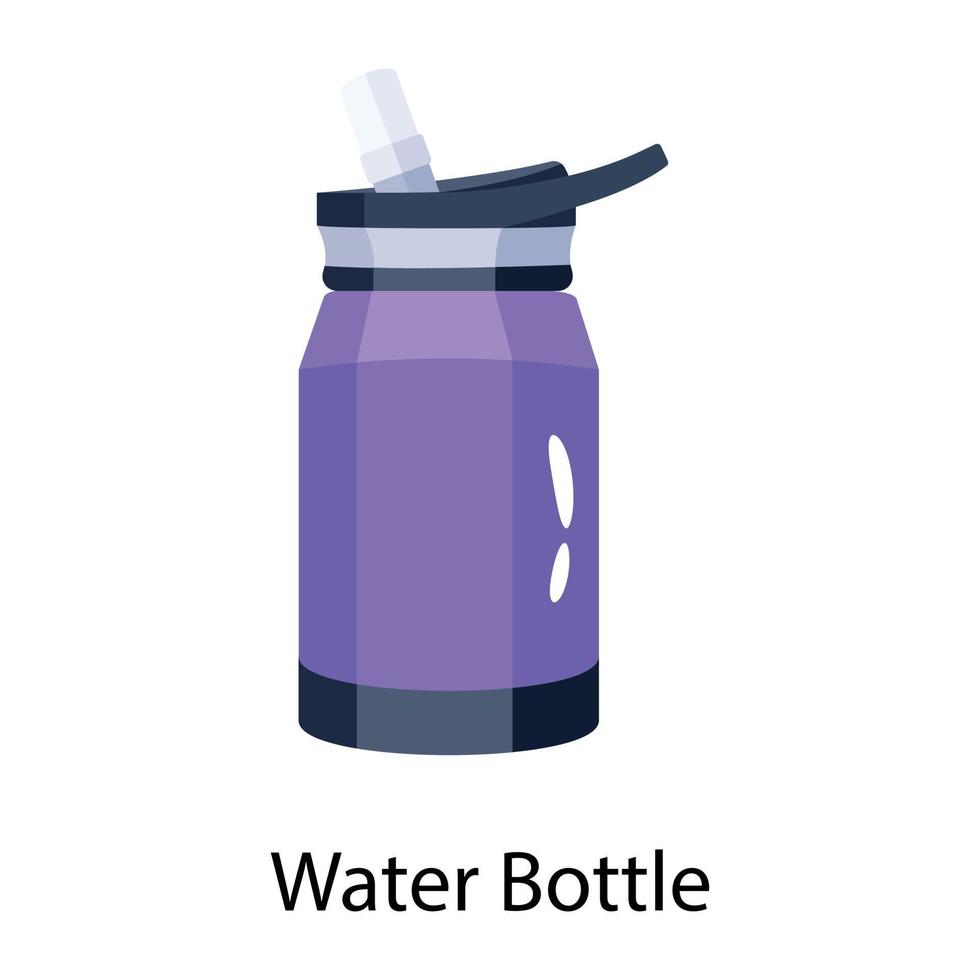 trendy waterfles vector