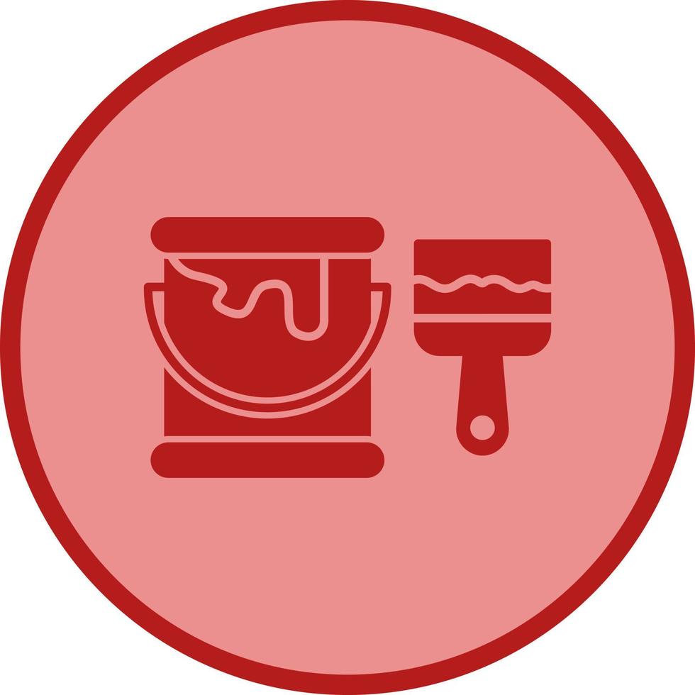 kwast glyph icoon vector