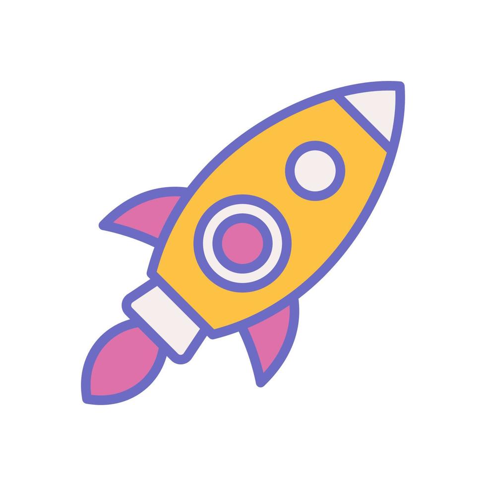 raket icoon voor uw website ontwerp, logo, app, ui. vector