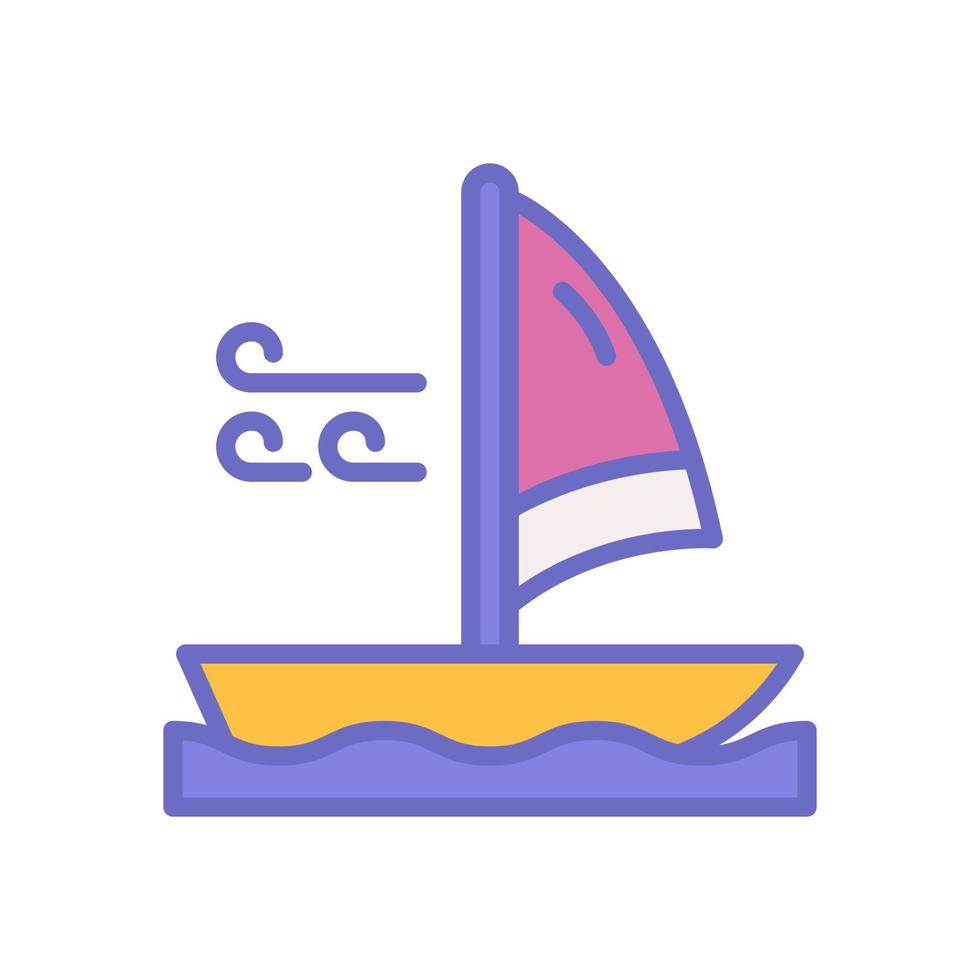 wind surfen icoon voor uw website ontwerp, logo, app, ui. vector