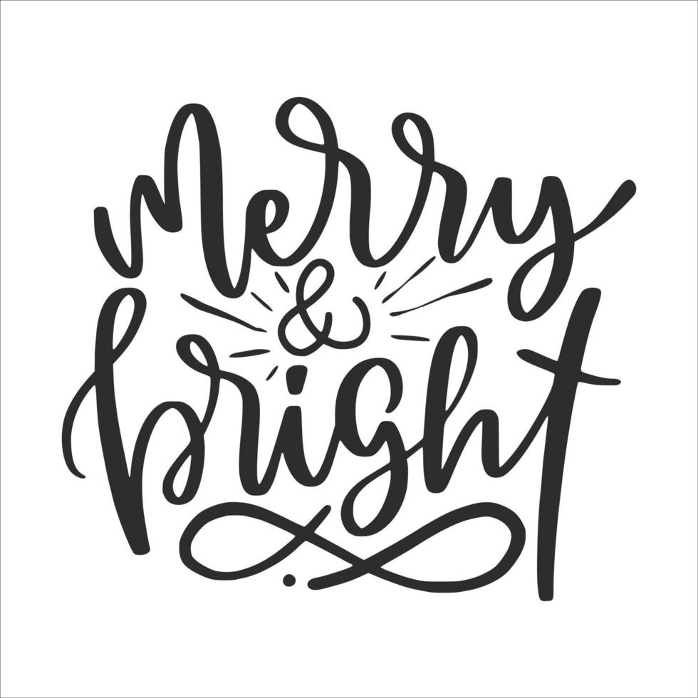 Kerstmis en nieuw jaar belettering citaten voor afdrukbare poster, tote tas, mokken, t-shirt ontwerp, vieren nieuw gevoel citaten vector