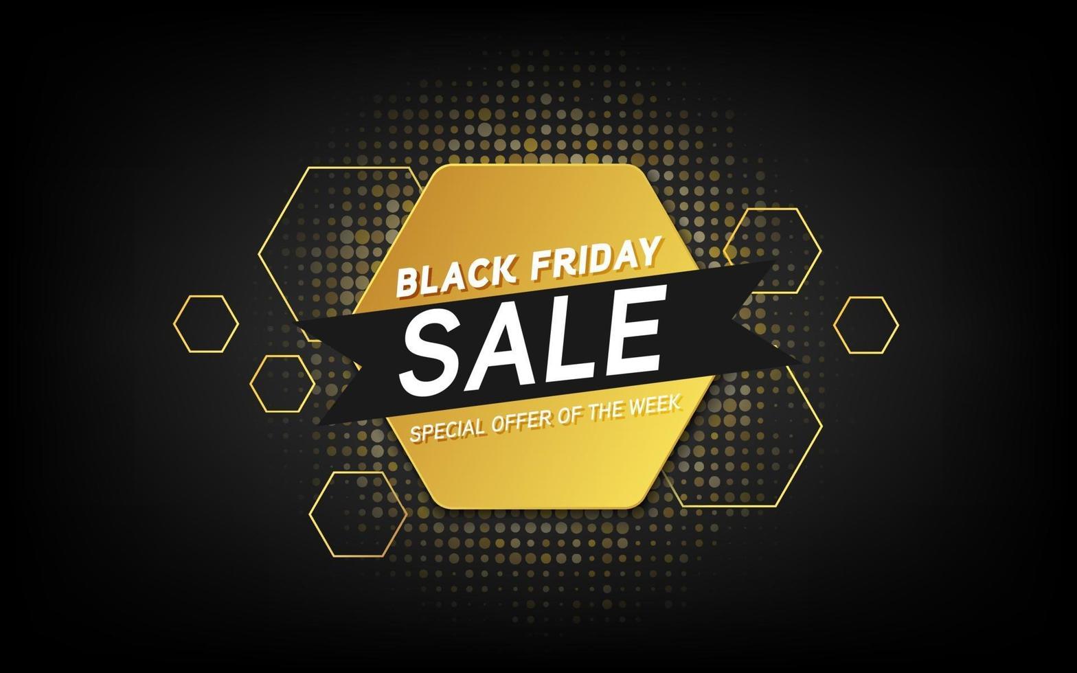 Black Friday super sale alleen vandaag vector