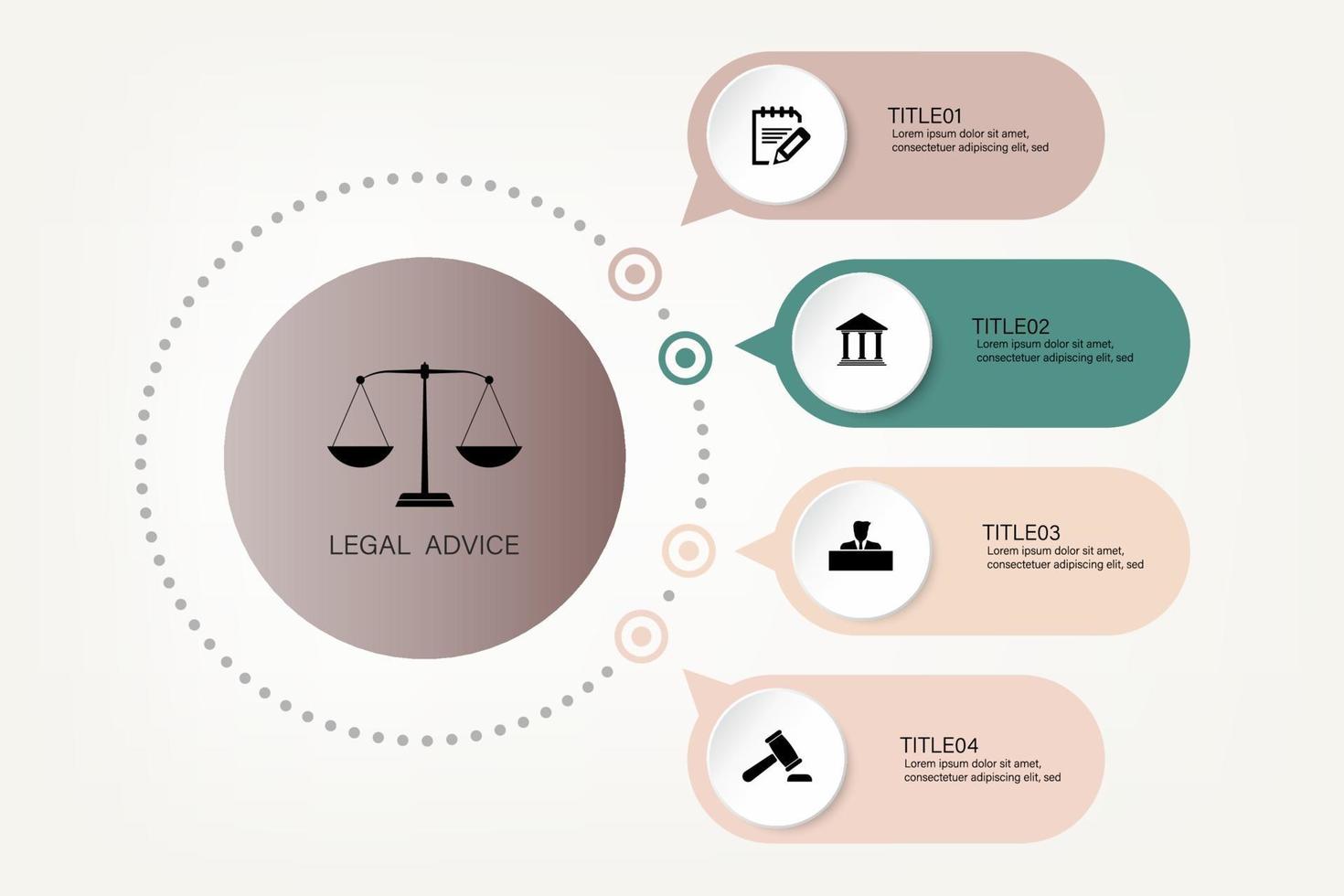 wet informatie voor justitie wet uitspraak zaak juridische hamer houten hamer misdaad rechtbank veiling symbool. infographic vector