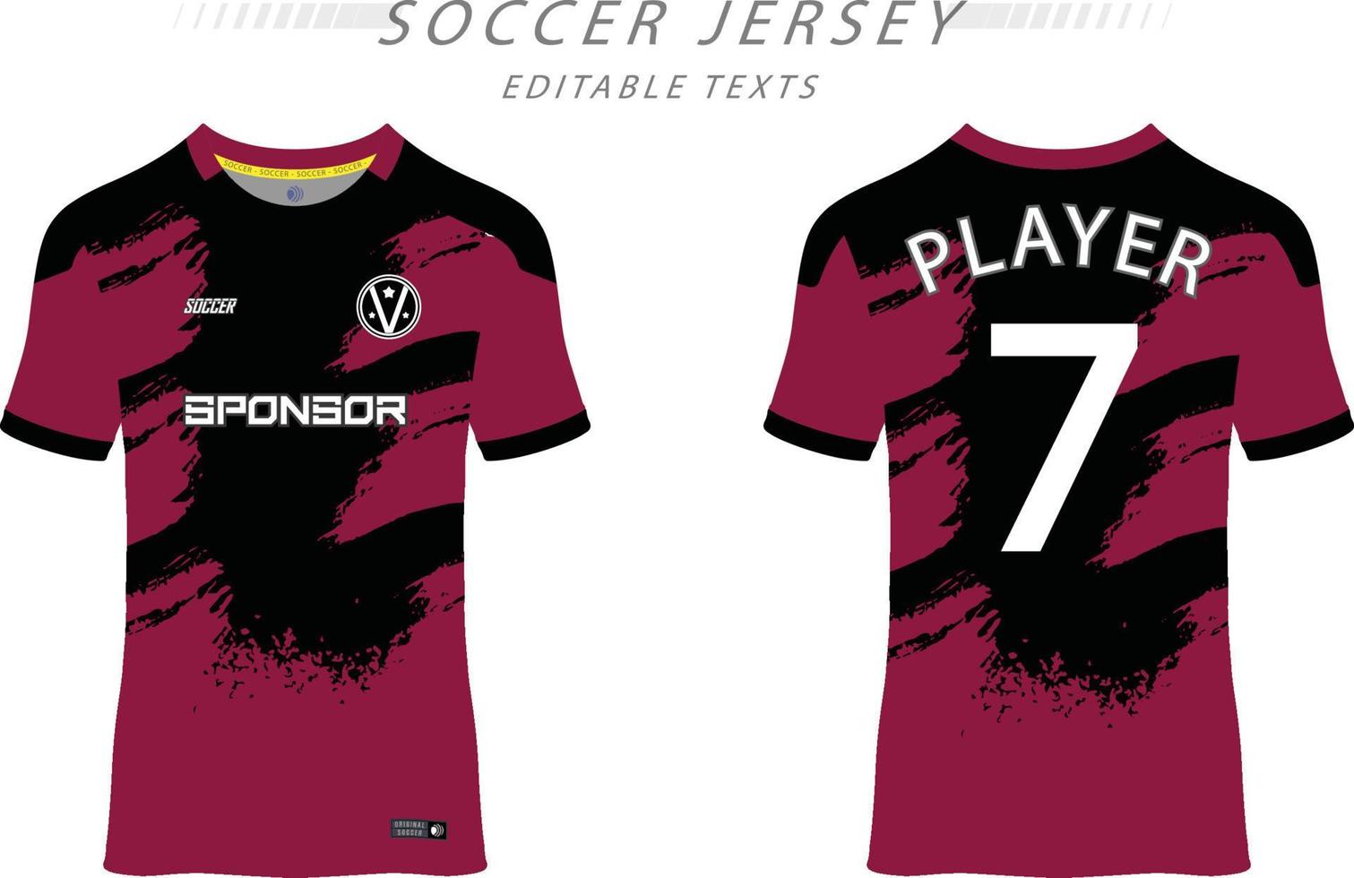 het beste vector voetbal Jersey sjabloon sport t overhemd ontwerp