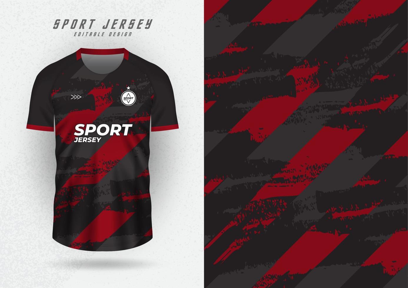 achtergrond voor sport- Jersey, voetbal Jersey, rennen Jersey, racing Jersey, zwart en rood patroon. vector