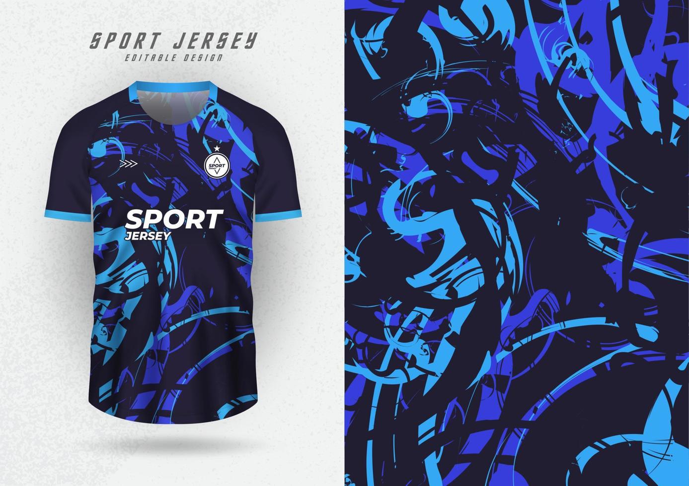 achtergrond voor sport- Jersey, voetbal Jersey, rennen Jersey, racing Jersey, patroon, blauw toon water kleur. vector