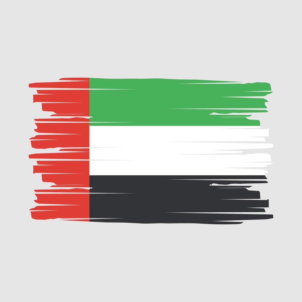 uae vlag borstel vector