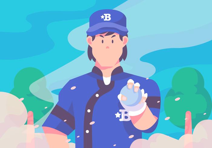 Honkbal Waterkruik Vector