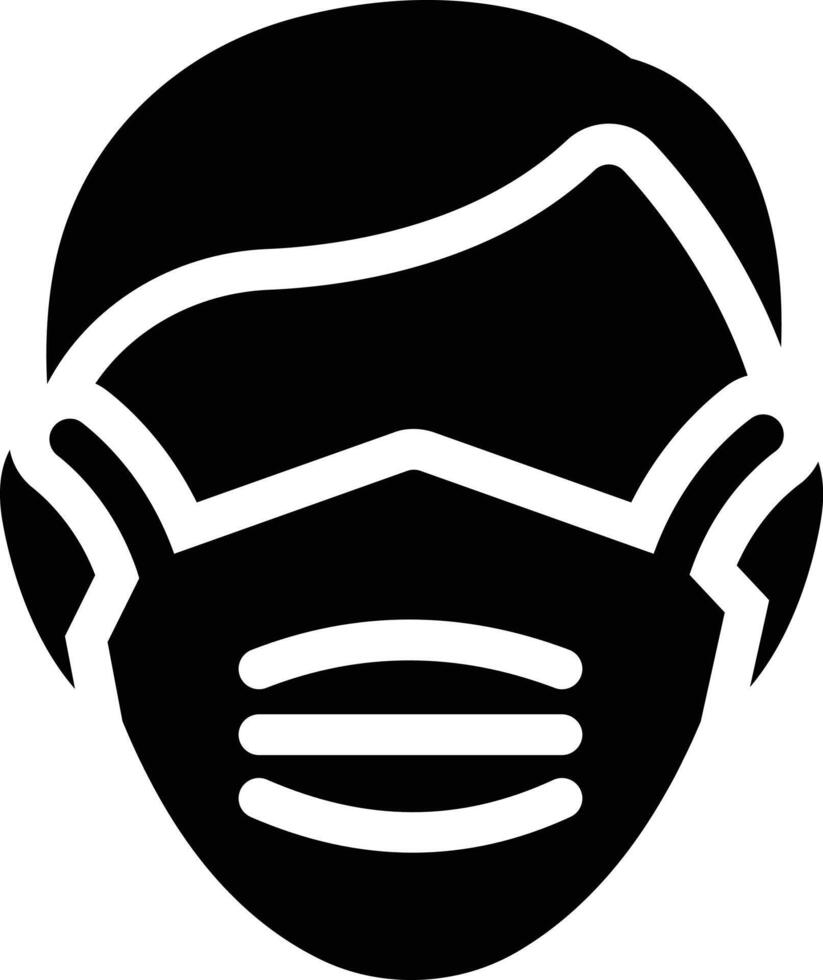 gezichtsmasker vectorillustratie op een background.premium kwaliteit symbolen.vector iconen voor concept en grafisch ontwerp. vector