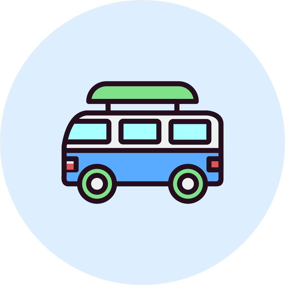 caravan vector pictogram