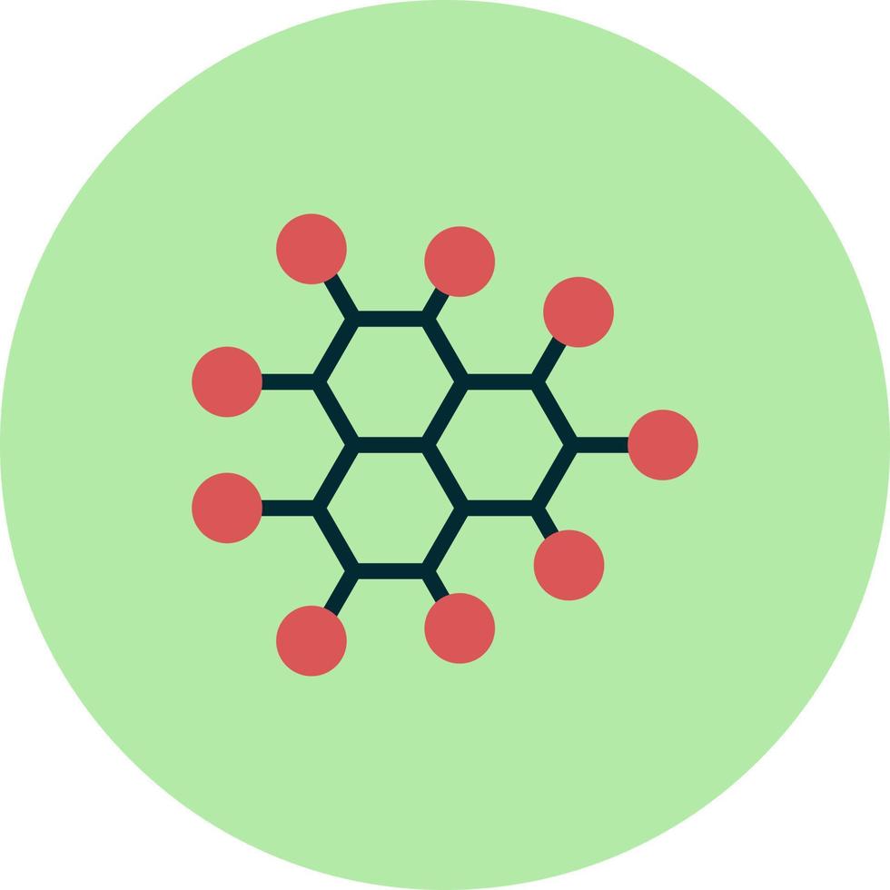 molecuul vector pictogram