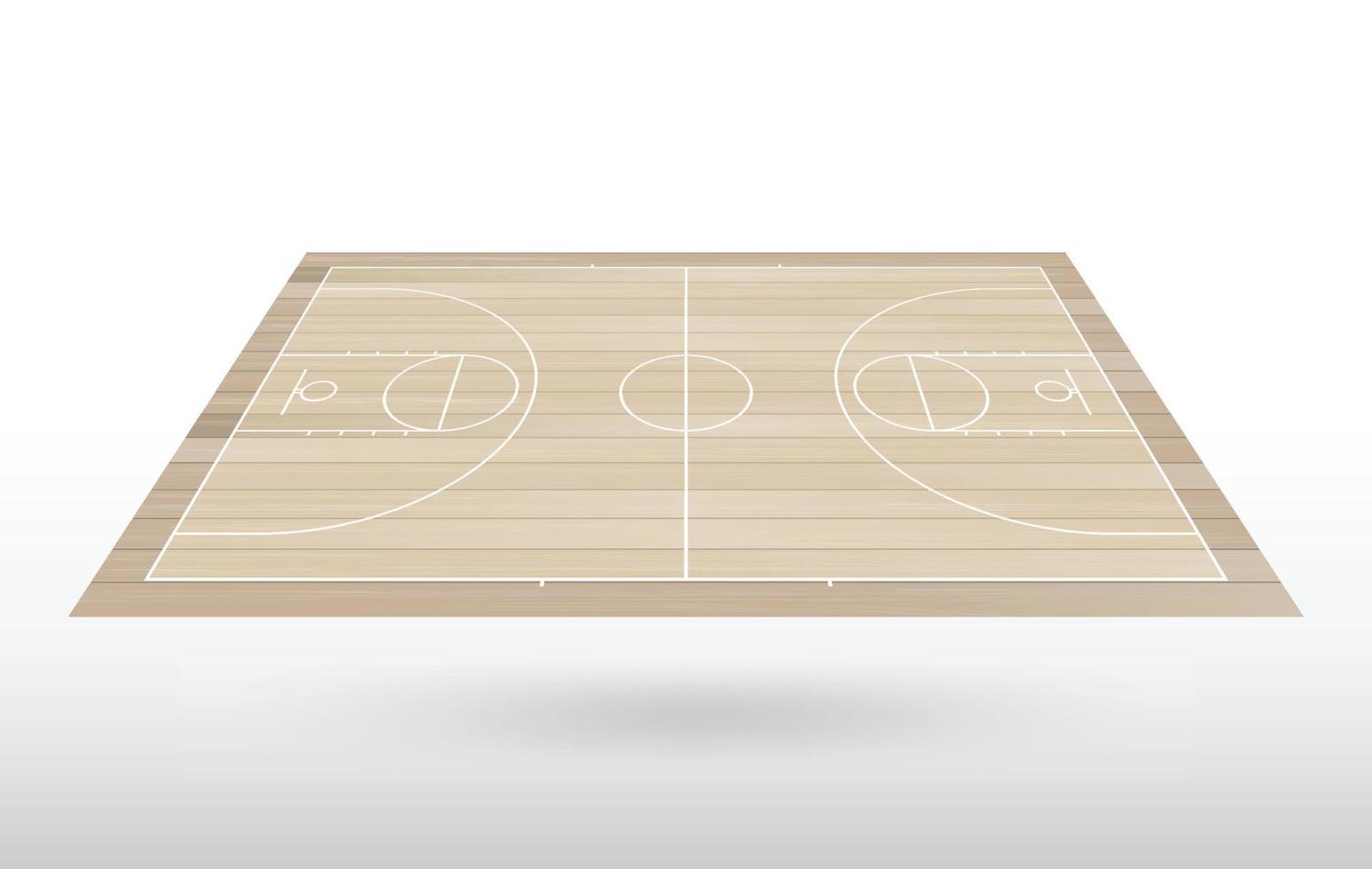 basketbalveld achtergrond. basketbal veld. vector. vector
