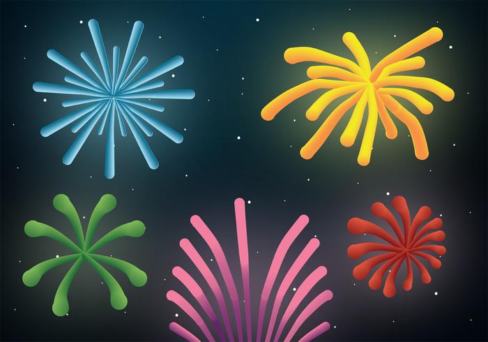 Vuurwerk Vector Pack