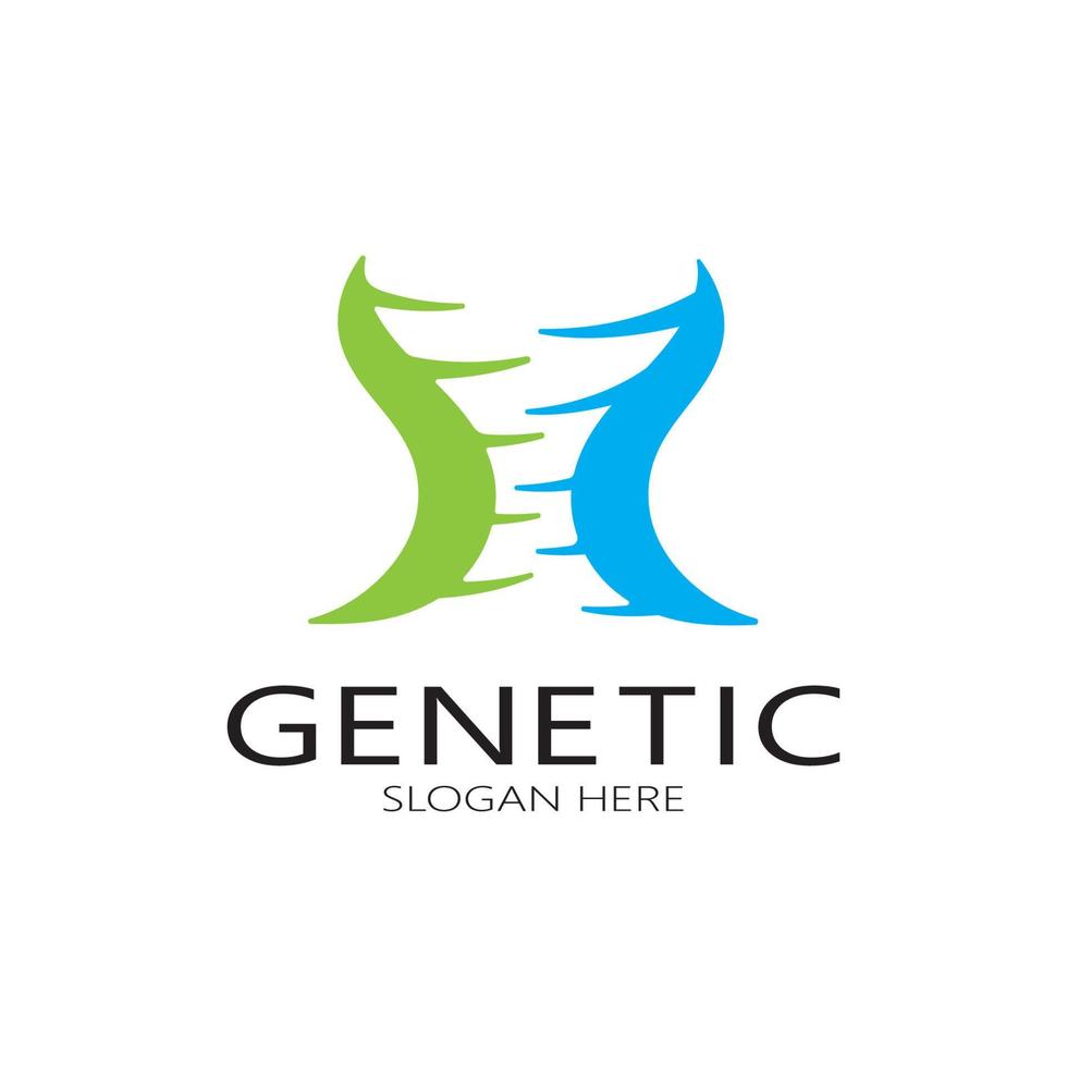 dna vector logo ontwerp template.modern medische logotype.laboratory wetenschap pictogram symbol.colorful farmacologie teken-vector