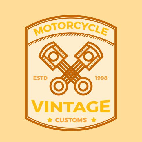 Platte Vintage Label Vector