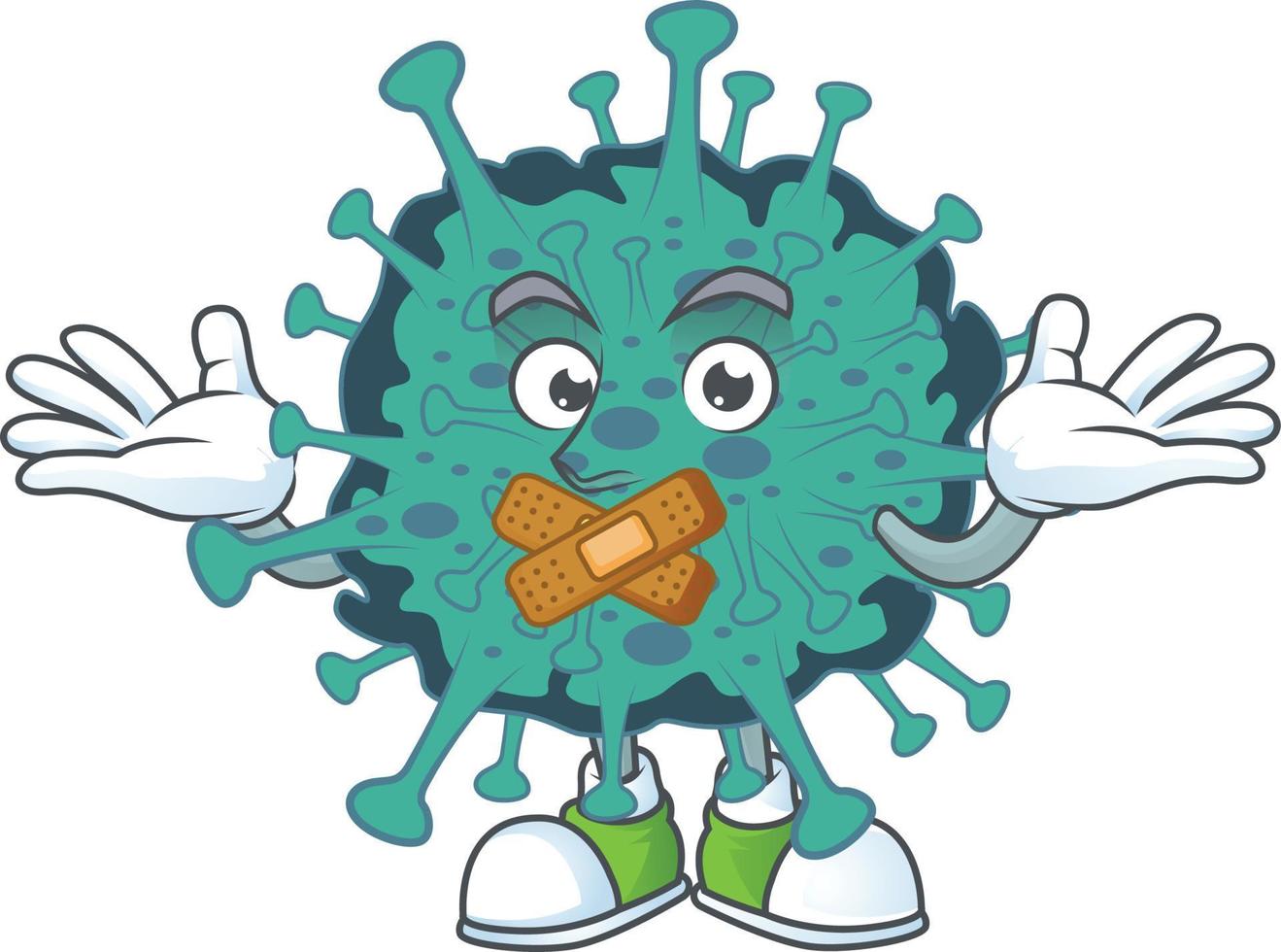 een tekenfilm karakter van kritiek coronavirus vector