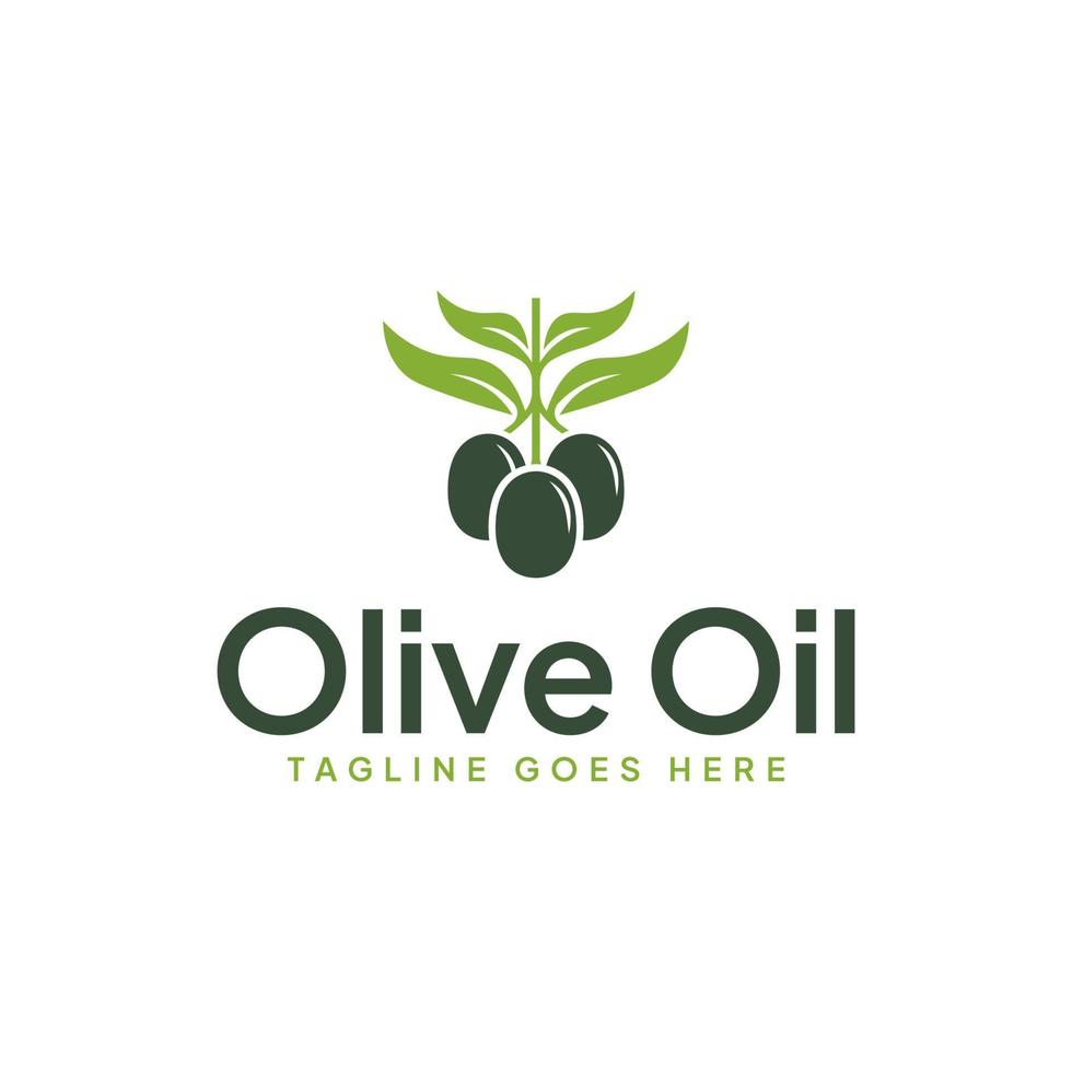olijf- olie logo icoon Gezondheid ontwerp vector