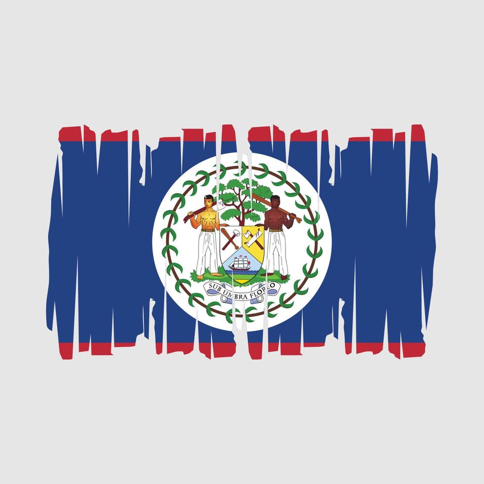 Belize vlag vector illustratie