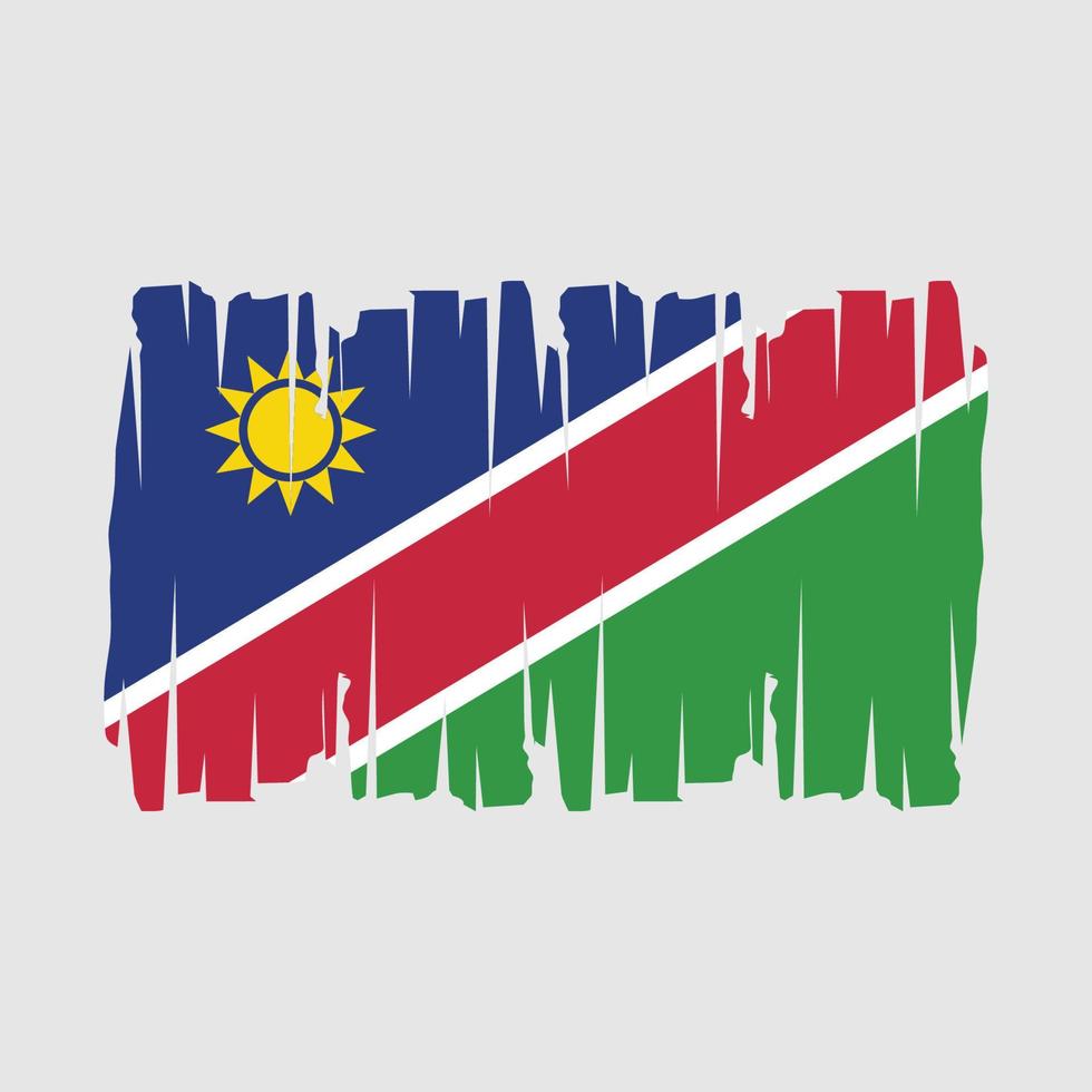 Namibië vlag vector illustratie