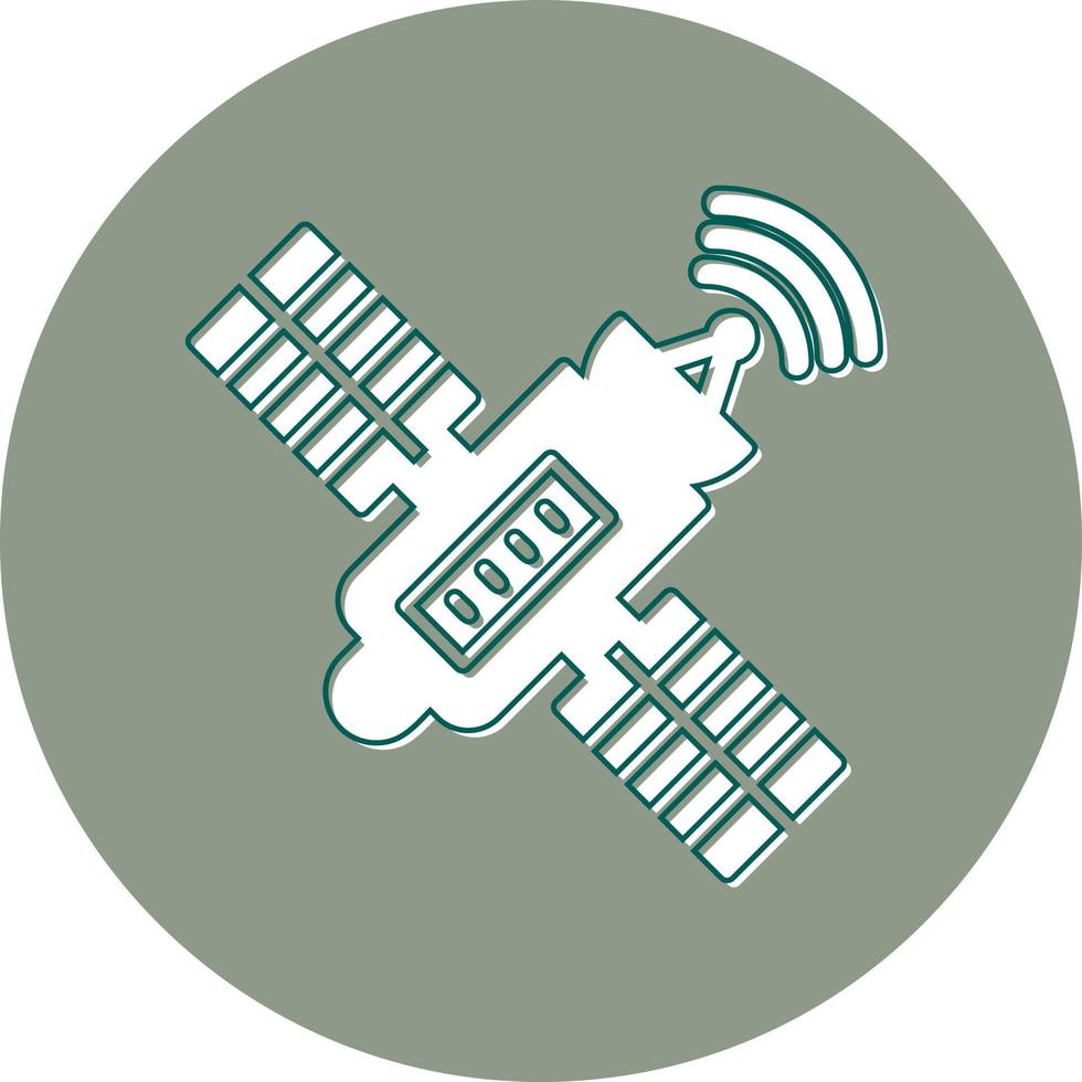 satelliet vector pictogram